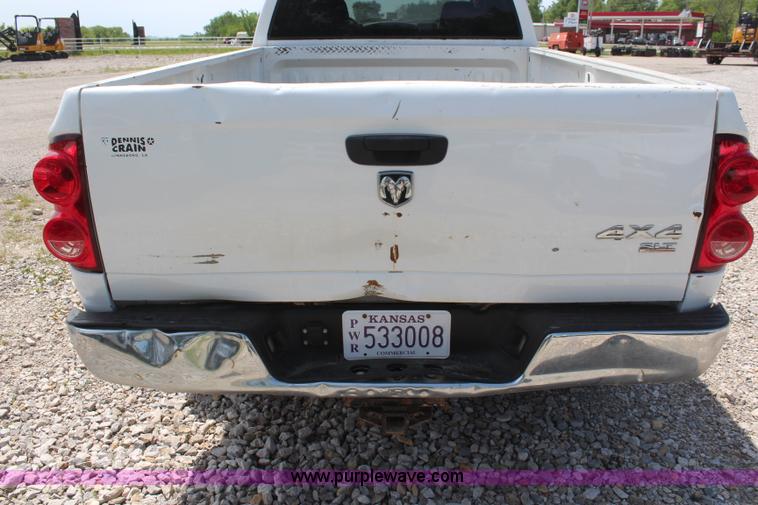 image for item K6914 2007 Dodge Ram 2500 Quad Cab pickup truck