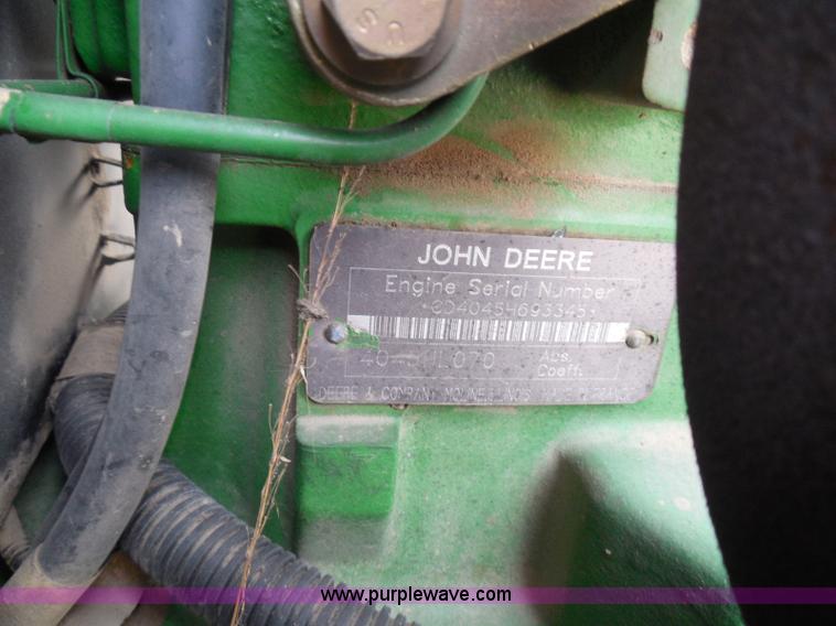 image for item K7515 2002 John Deere 6420 tractor