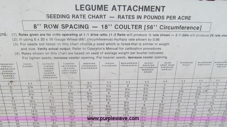 image for item AY9854 Tye 104-4404 Pasture Pleaser no-till drill