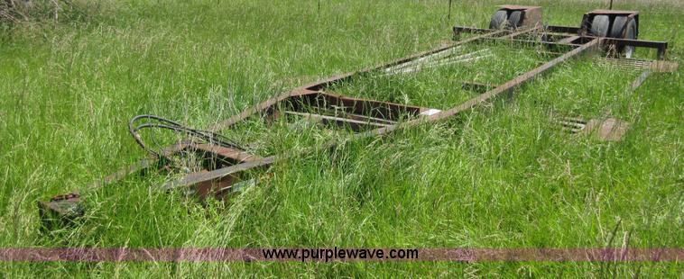 image for item D2452 1975 shop built A-frame combine trailer