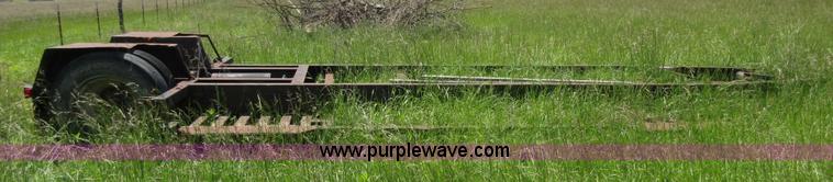 image for item D2452 1975 shop built A-frame combine trailer