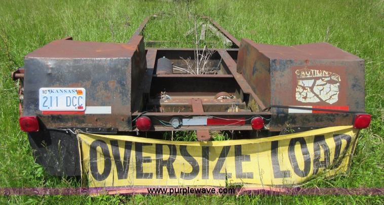 image for item D2452 1975 shop built A-frame combine trailer