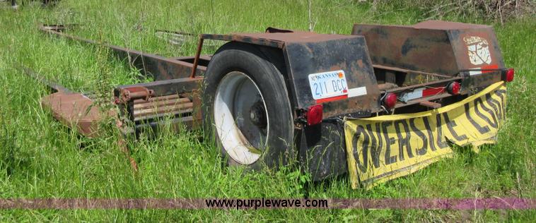image for item D2452 1975 shop built A-frame combine trailer