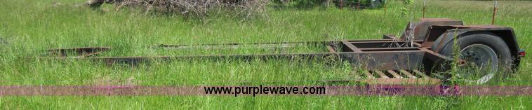 image for item D2452 1975 shop built A-frame combine trailer