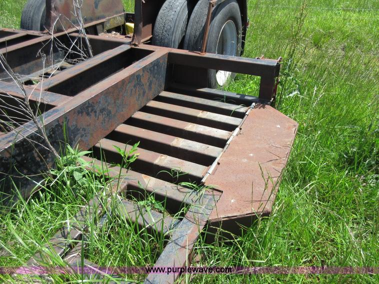 image for item D2452 1975 shop built A-frame combine trailer