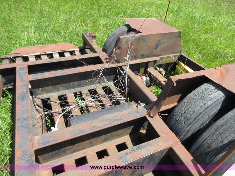 image for item D2452 1975 shop built A-frame combine trailer