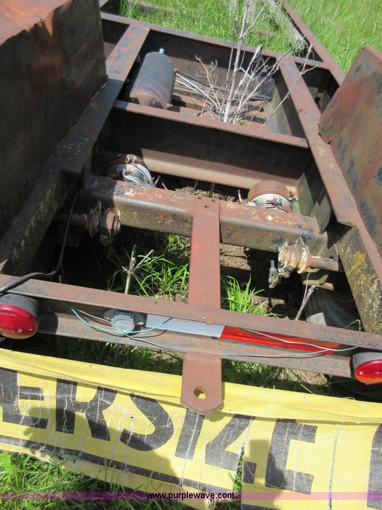 image for item D2452 1975 shop built A-frame combine trailer