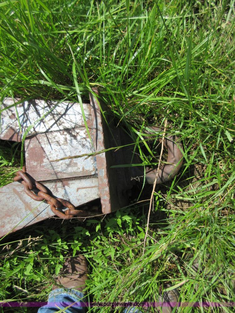 image for item D2452 1975 shop built A-frame combine trailer