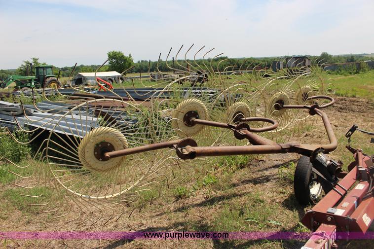 image for item F7842 M&W RC456 10 wheel hay rake