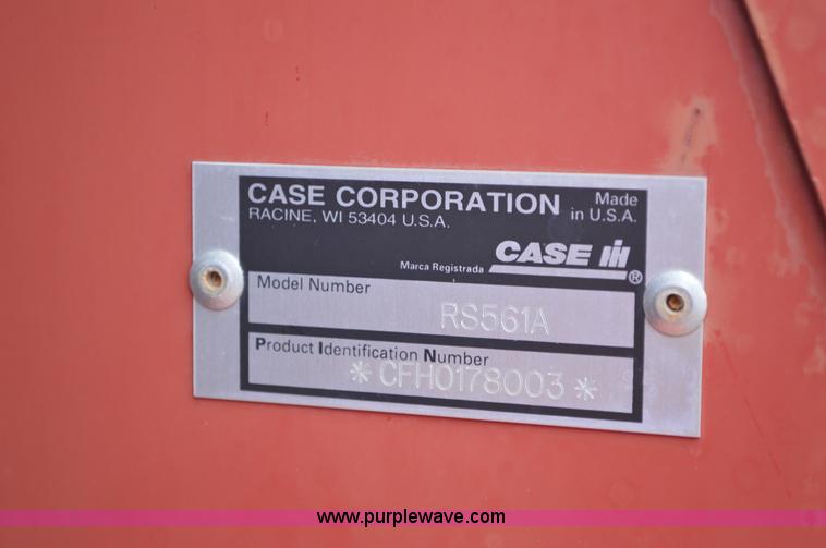 image for item G3581 2000 Case IH RS561A round baler