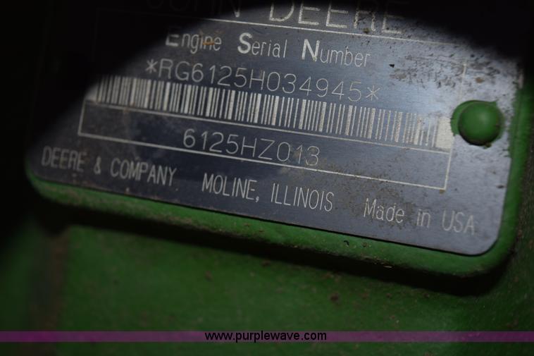 image for item H5078 2003 John Deere 7500 forage harvester