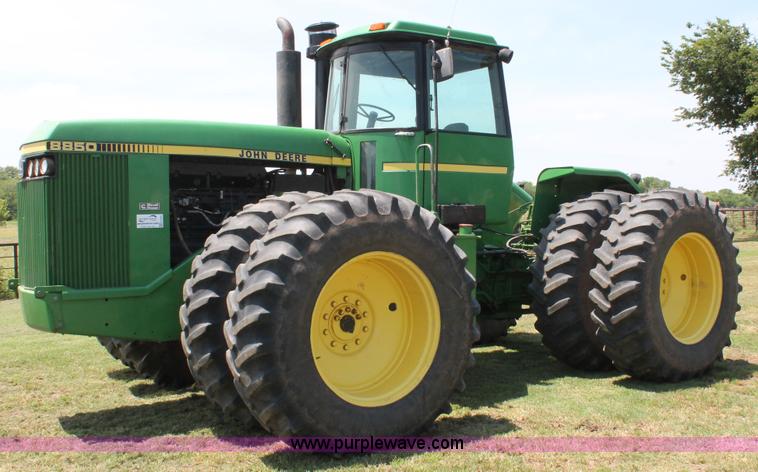 image for item H5808 1984 John Deere 8850 4WD tractor with Kinze repower