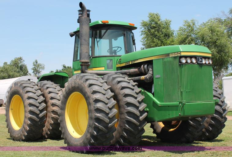 image for item H5808 1984 John Deere 8850 4WD tractor with Kinze repower