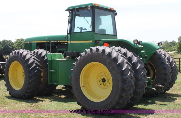 image for item H5808 1984 John Deere 8850 4WD tractor with Kinze repower