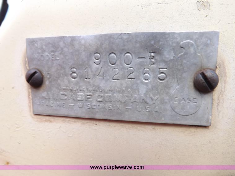 image for item K3976 1959 Case 900B tractor