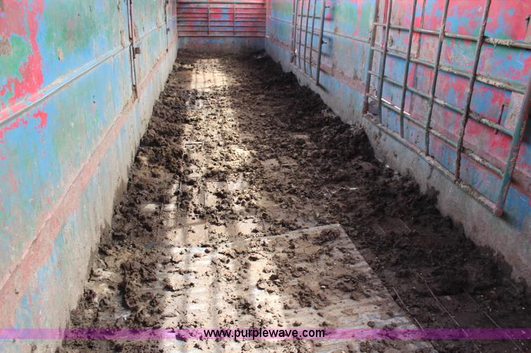 image for item K6884 2005 shop built gooseneck livestock trailer