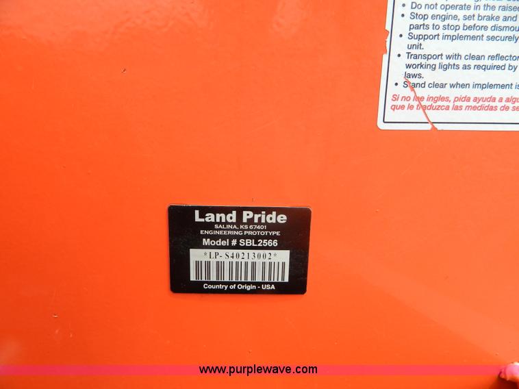 image for item K8089 Land Pride SBL2566 snow blower
