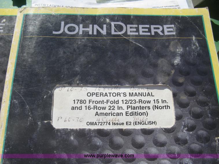 image for item K8621 John Deere 1780 planter