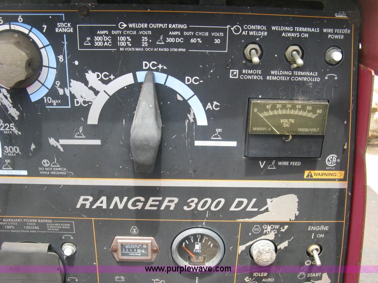 image for item K8625 Lincoln Ranger 300DLX welder