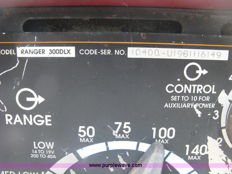 image for item K8625 Lincoln Ranger 300DLX welder