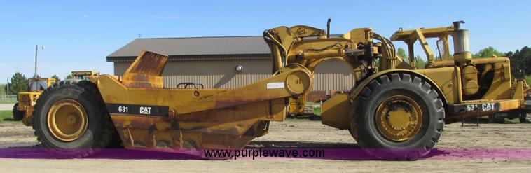 image for item A8806 1965 Caterpillar 631B conventional scraper