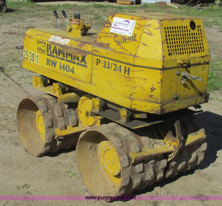 image for item A8830 1995 Rammax RW1404 double drum vibratory trench compactor