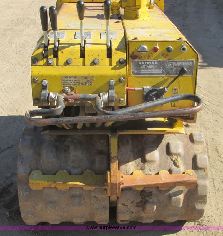 image for item A8830 1995 Rammax RW1404 double drum vibratory trench compactor