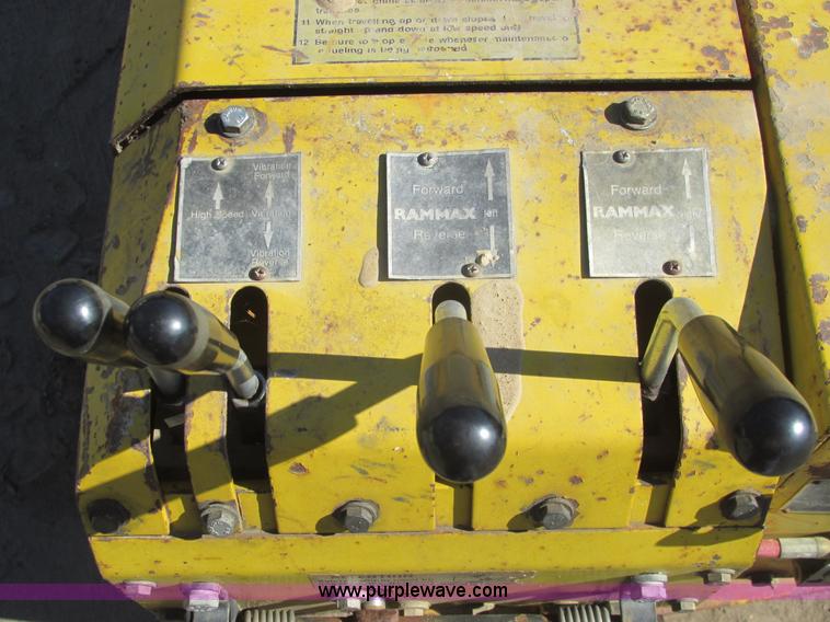 image for item A8830 1995 Rammax RW1404 double drum vibratory trench compactor