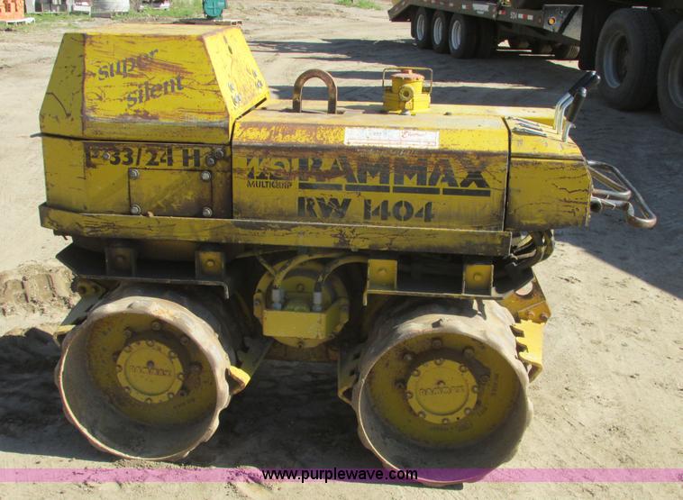 image for item A8830 1995 Rammax RW1404 double drum vibratory trench compactor