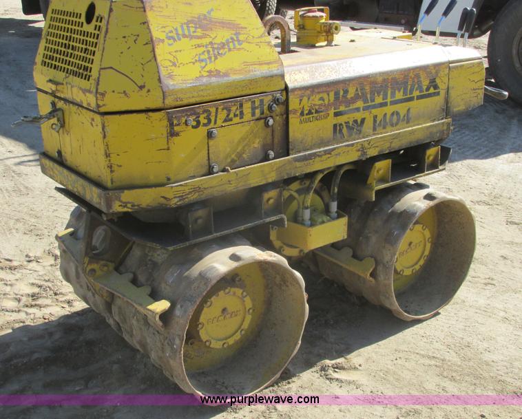 image for item A8830 1995 Rammax RW1404 double drum vibratory trench compactor