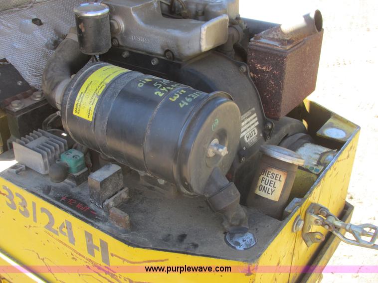 image for item A8830 1995 Rammax RW1404 double drum vibratory trench compactor