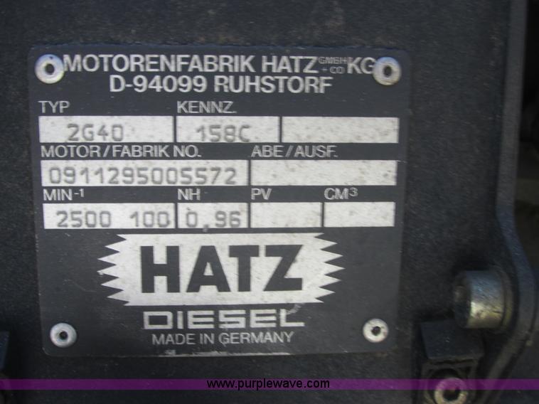 image for item A8830 1995 Rammax RW1404 double drum vibratory trench compactor