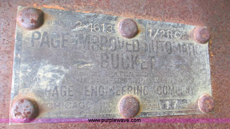 image for item AY9863 Page drag line bucket