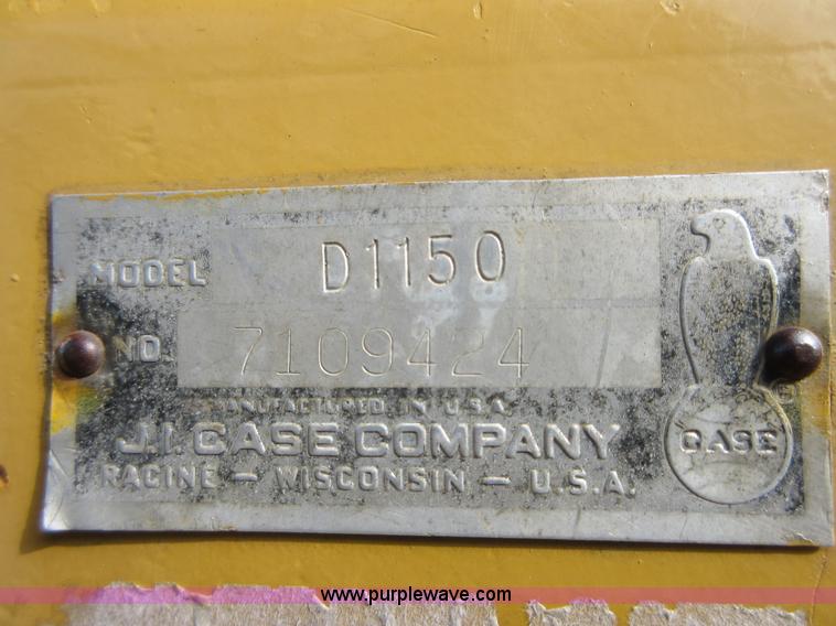 image for item D2453 1968 Case 1150 dozer