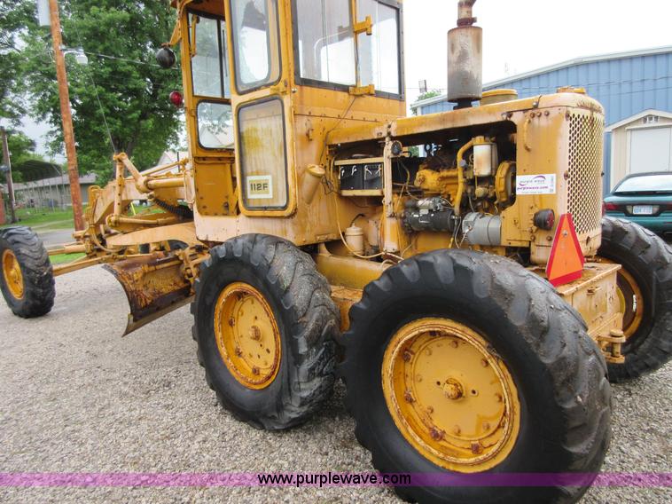 image for item D2467 1971 Caterpillar 112F rigid frame motor grader