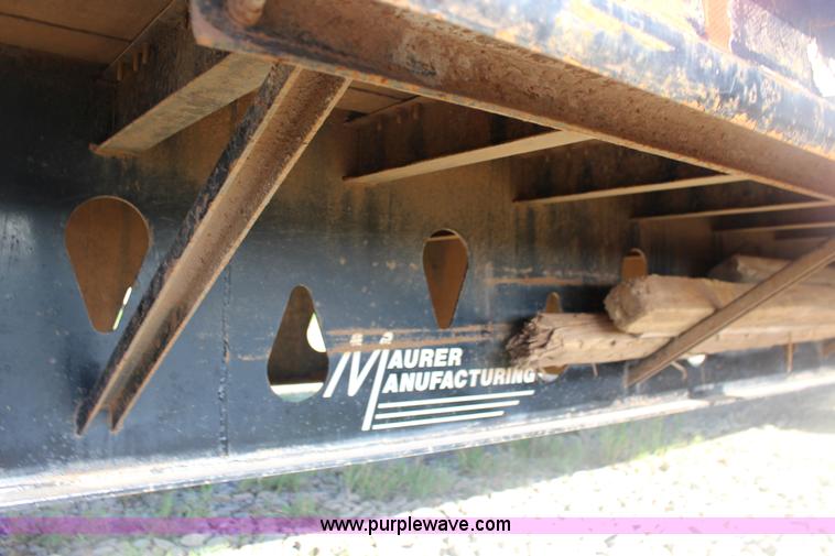 image for item F7838 2014 Maurer drop deck trailer