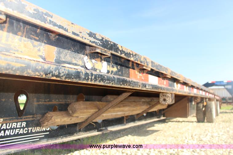 image for item F7838 2014 Maurer drop deck trailer