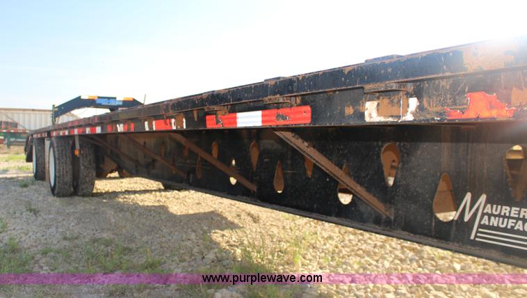 image for item F7838 2014 Maurer drop deck trailer