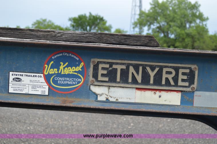 image for item G3605 1996 Etnyre SR35TL3-T1 equipment trailer