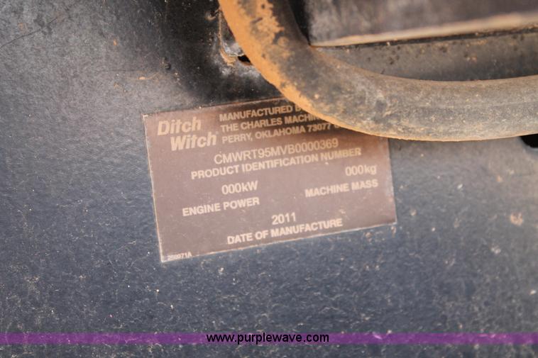 image for item H1501 2011 Ditch Witch RT95 trencher