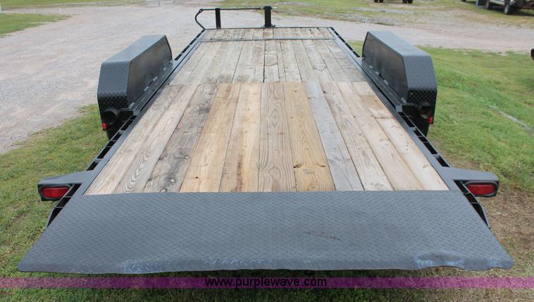 image for item H5818 2006 shop built tilt deck trailer