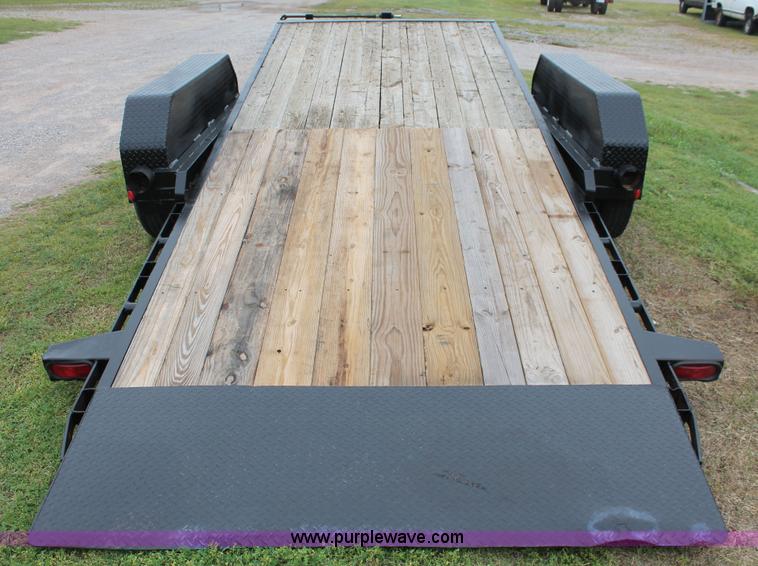 image for item H5818 2006 shop built tilt deck trailer