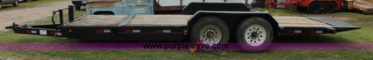 image for item H5818 2006 shop built tilt deck trailer