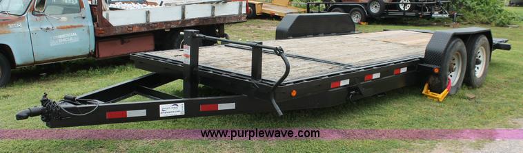 image for item H5818 2006 shop built tilt deck trailer