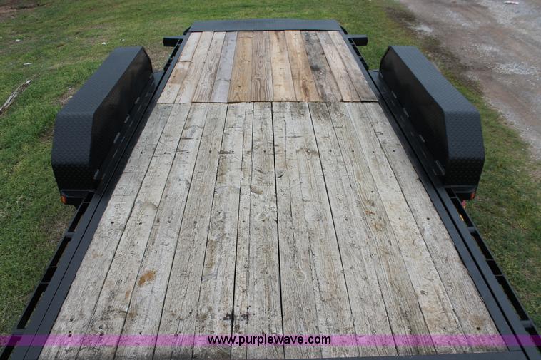 image for item H5818 2006 shop built tilt deck trailer