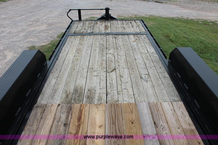 image for item H5818 2006 shop built tilt deck trailer