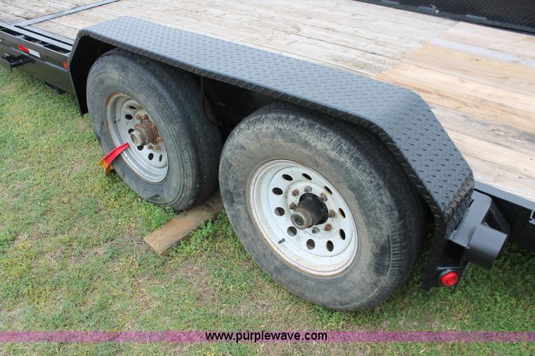 image for item H5818 2006 shop built tilt deck trailer