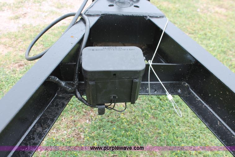 image for item H5818 2006 shop built tilt deck trailer