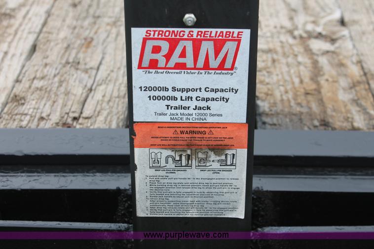 image for item H5818 2006 shop built tilt deck trailer