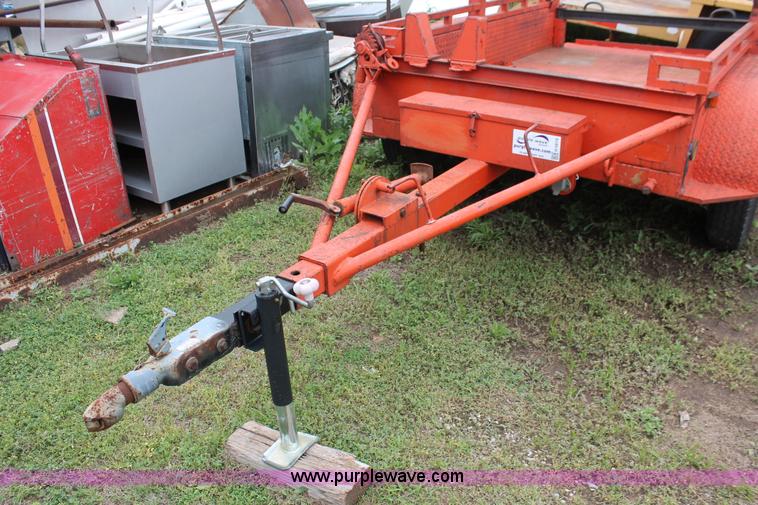 image for item H5819 1966 Utility pole and reel trailer